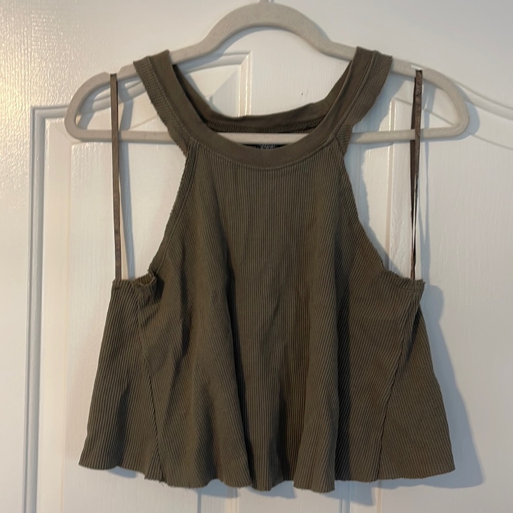 Cotton green top
